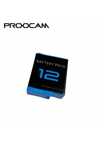 Proocam Gorpo Hero 9 10 11 12 battery camera